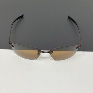REVO Reach RE9012-01 Polarized Sunglasses 58-15-134 Bronze Titanium rimles frame